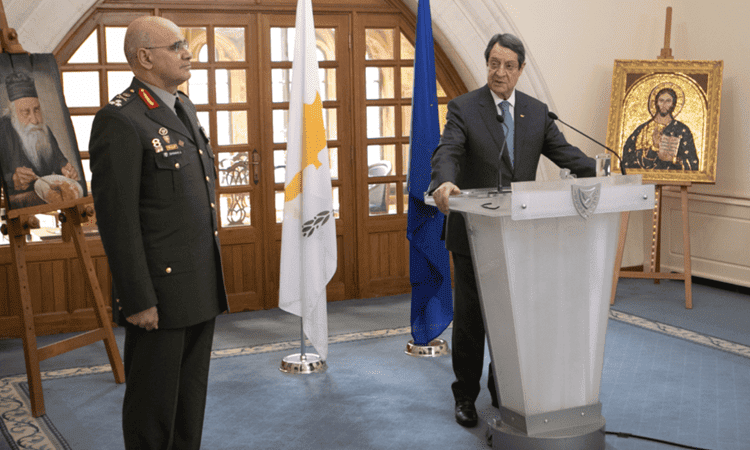 Ανέλαβε καθήκοντα ο νέος Αρχηγός Εθνικής Φρουράς Αντιστράτηγος Δημόκριτος Ζερβάκης