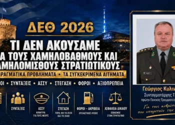 ΔΕΘ 2026: Τι δεν ακούσαμε για τους χαμηλόβαθμους και χαμηλόμισθους Στρατιωτικούς