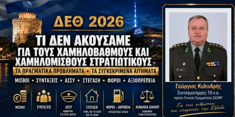 ΔΕΘ 2026: Τι δεν ακούσαμε για τους χαμηλόβαθμους και χαμηλόμισθους Στρατιωτικούς